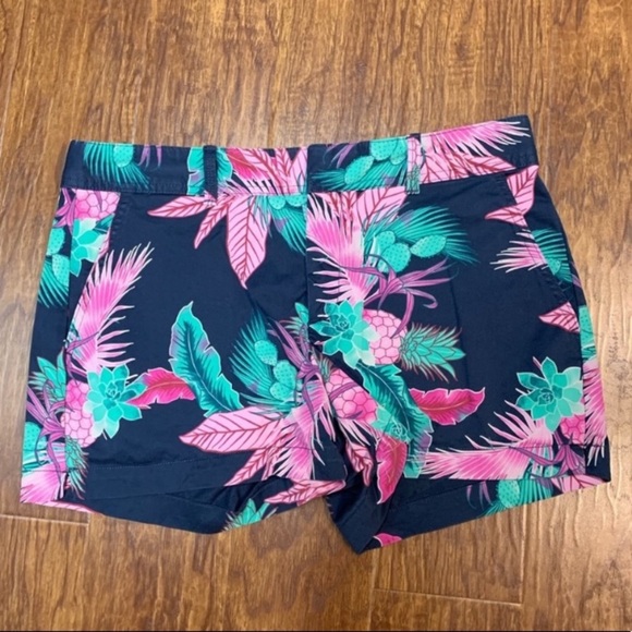 GAP Pants - GAP For Good tropical palm print city shorts 6